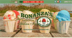 Desktop Screenshot of bonanzasitalianices.com